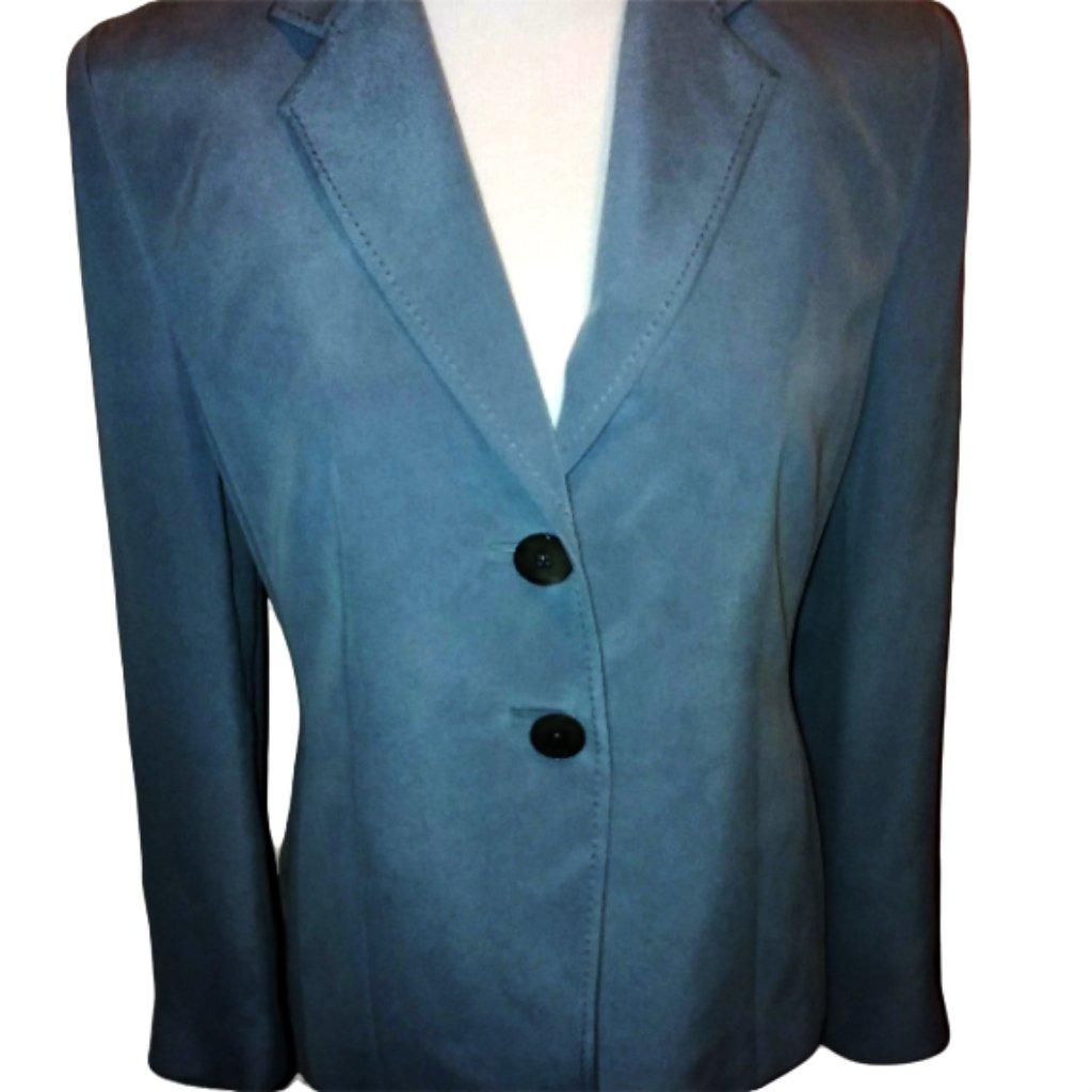 Valerie Stevens Silk Blazer Jacket Sz 8p